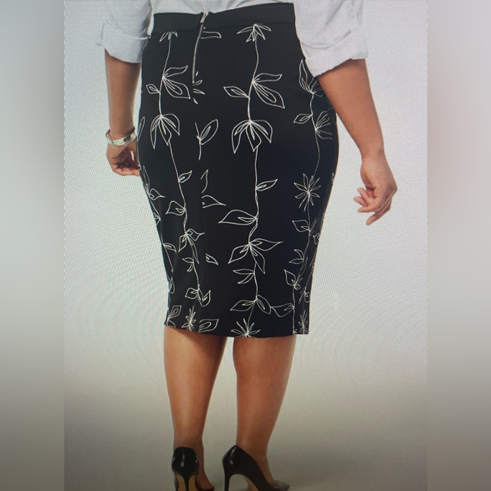 Alfani Plus Size Printed Pencil Skirt Size 2X - NWT